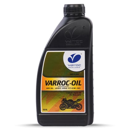 VARROC 10W30 Engine Oil for Bikes, High Friction Modifiers,High Fuel Economy, Ideal for Bikes and Scooters