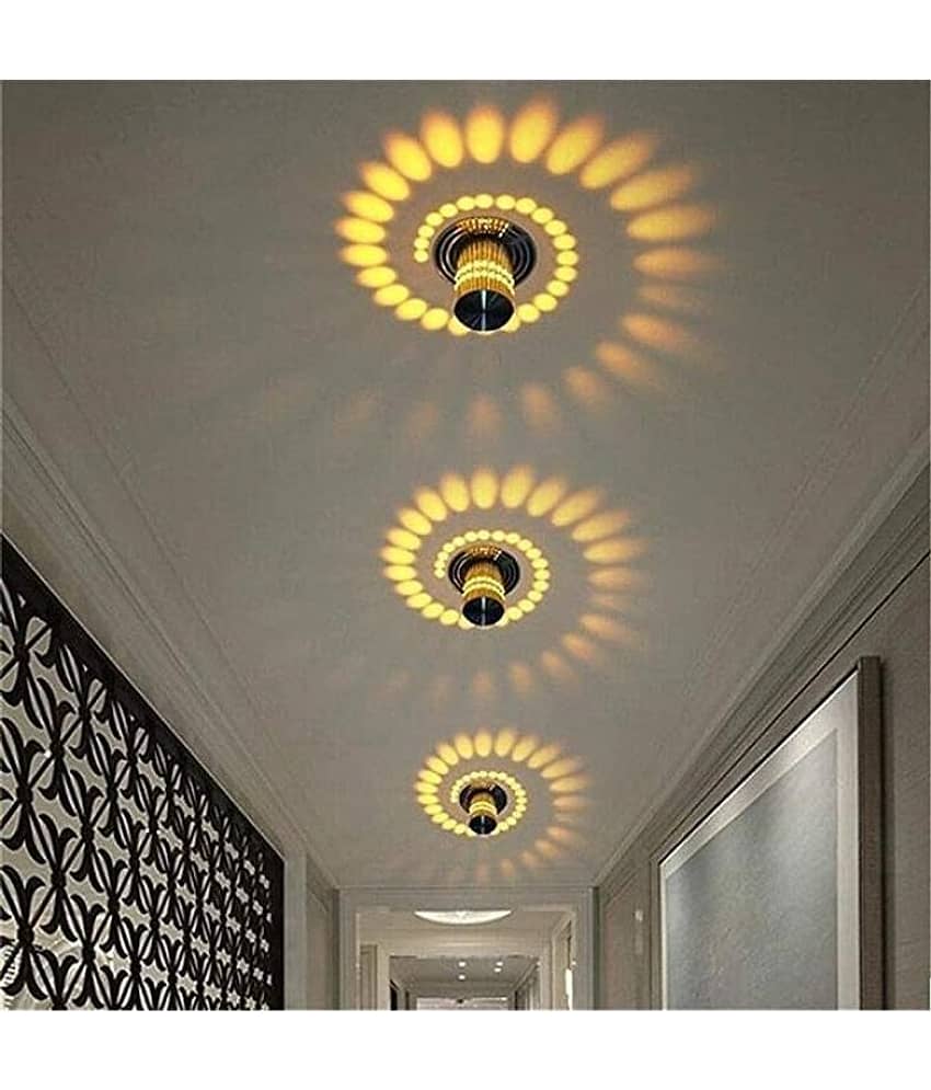 ZESTRUM Cool Day Light 3 Watts Outdoor Wall Flood Light ( Pack of 1 )