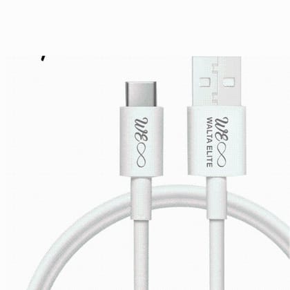 Walta Elite Real Plus Wrap USB to Type C Fast Charging Cable 1Mtr, White Walta Elite Real Plus Wrap USB to Type C Fast Charging Cable 1Mtr, White