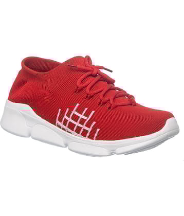 KHADIM Red Running Shoes