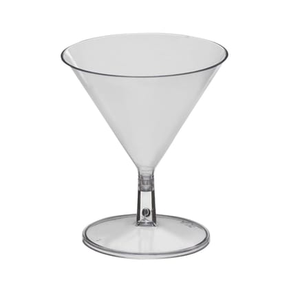 Transparent Martini Shot Glasses/Dessert Serving Cups - 40ML - 6PC Transparent Martini Shot Glasses/Dessert Serving Cups - 40ML - 6PC