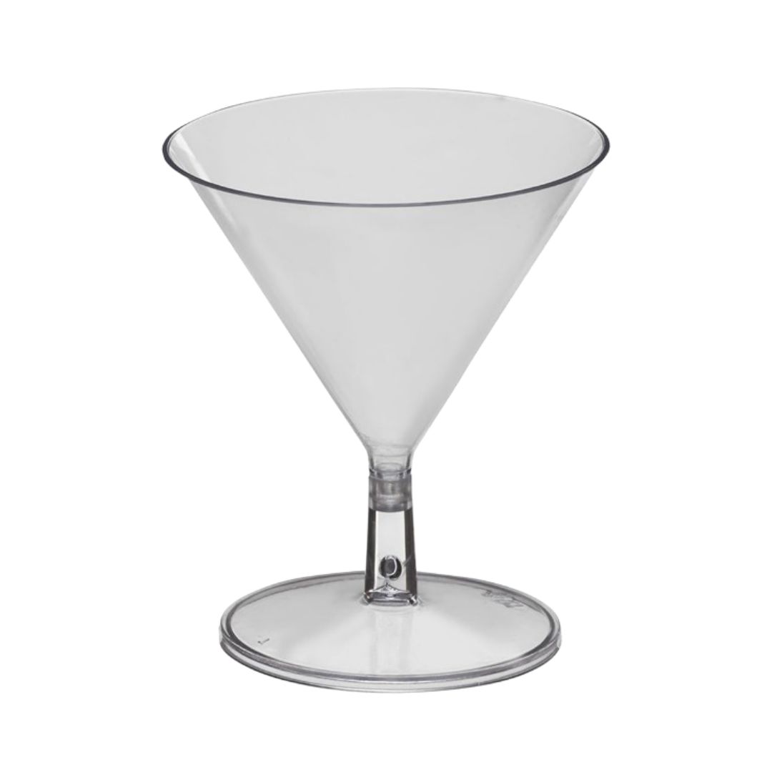 Transparent Martini Shot Glasses/Dessert Serving Cups - 40ML - 6PC