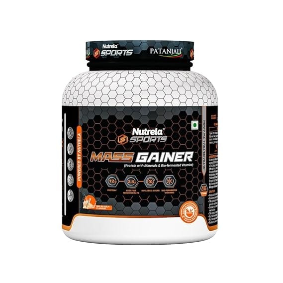 Nutrela Sports Mass Gainer - 2Kg Malai Kulfi