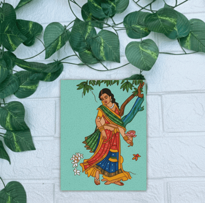 Dbeautify's Traditional Woman Under Tree DIY Painting