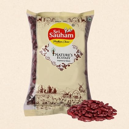 Sri Sauham Rajma Sharmilli, Unpolished Red Kidney Beans - 500G