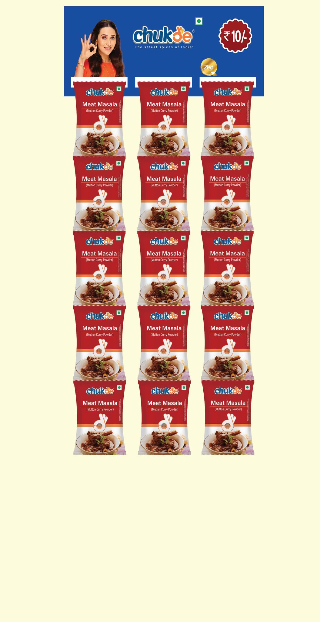 Chukde Meat Masala Powder Hanger Rs 10