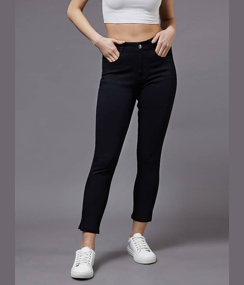 Miss Chase - Black Denim Skinny Fit Women's Jeans ( Pack of 1 )