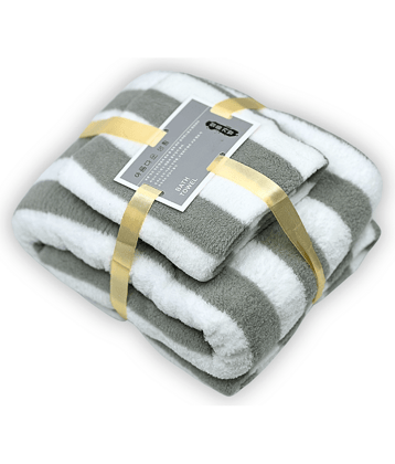 OneWish Pack of 1 Cotton Blend 325 -GSM Bath Towel ( Dark Grey )