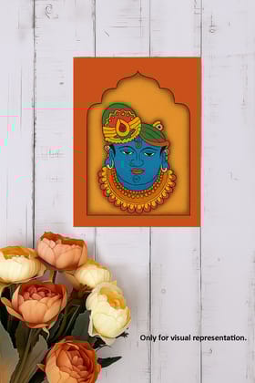 Dbeautify's DIY MDF Krishna Face Wall Hanging