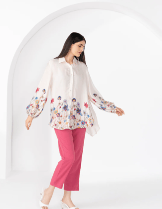WHITE IREA GENUS SHIRT WHITE IREA GENUS SHIRT