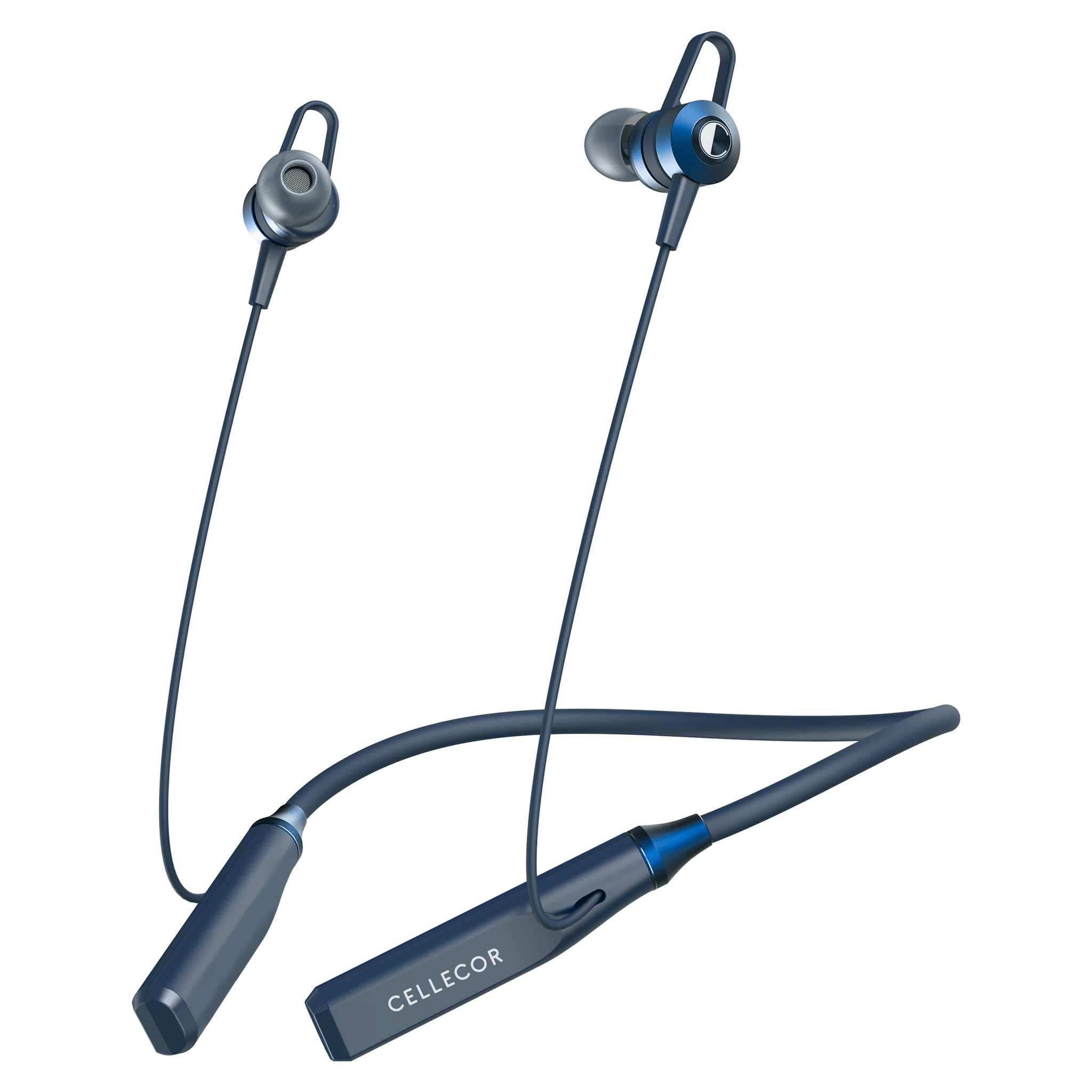 Cellecor BT-4 Wireless Waterproof Neckband with 25 Hrs playtime Headphone Bluetooth - Blue