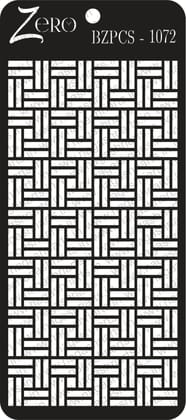 Brand Zero Pratibimb Craft Stencil - Code: BZPCS-1072 - Select Your Preferred Size