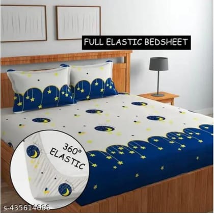 Homdazal Microfibre Abstract Queen Size (Blue with Stars) Homdazal Microfibre Abstract Queen Size (Blue with Stars)