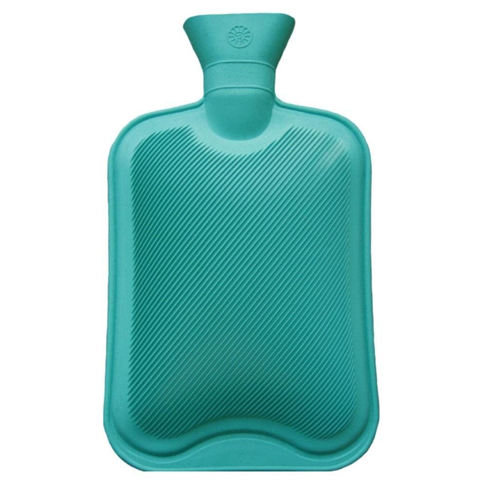 Premium Hot Water Bag for Pain Relief | 2L Leak-Proof Heating Bottle | Heat Therapy (Light Green)