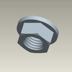 NUT, FLANGE, 8MM