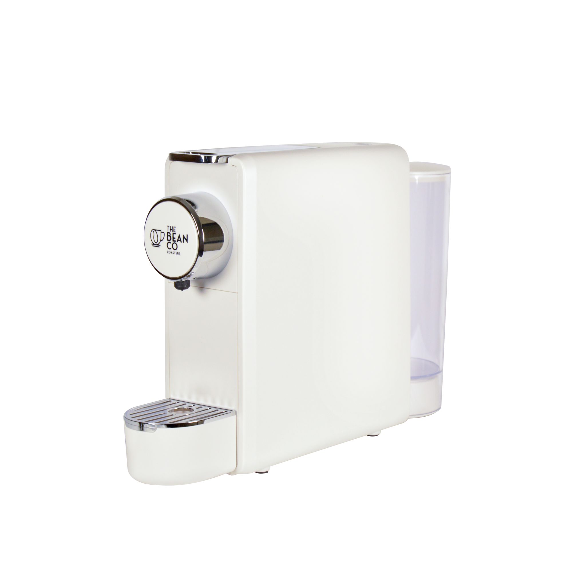 The Bean Co Roasters Coffee Capsule Machine | Espresso Coffee Maker | 19 Bar Pressure | Compatible with Nespresso Pods (White)