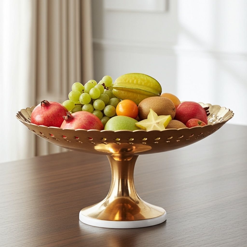 Brass Pan Jali Bata Bowl No.10 (ZMAS228 G)