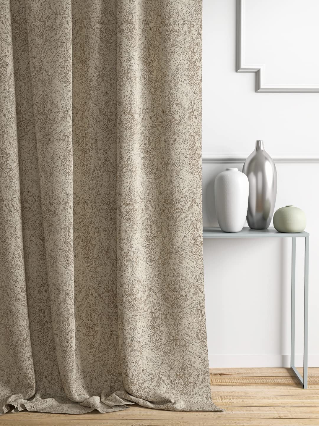 DDECOR - 100% Polyester Door 7 Ft|110 CM X 225 CM| - Beige