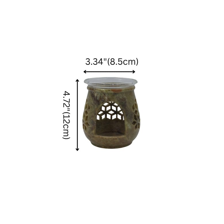 Soapstone Aroma Oil Diffuser Lamp