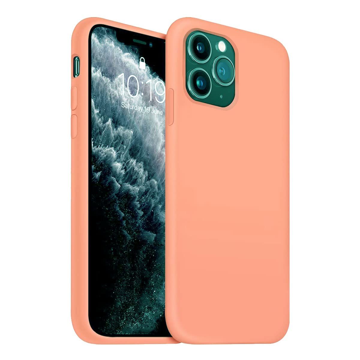 LIRAMARK Liquid Silicone Soft Back Cover Case for Apple iPhone 11 Pro