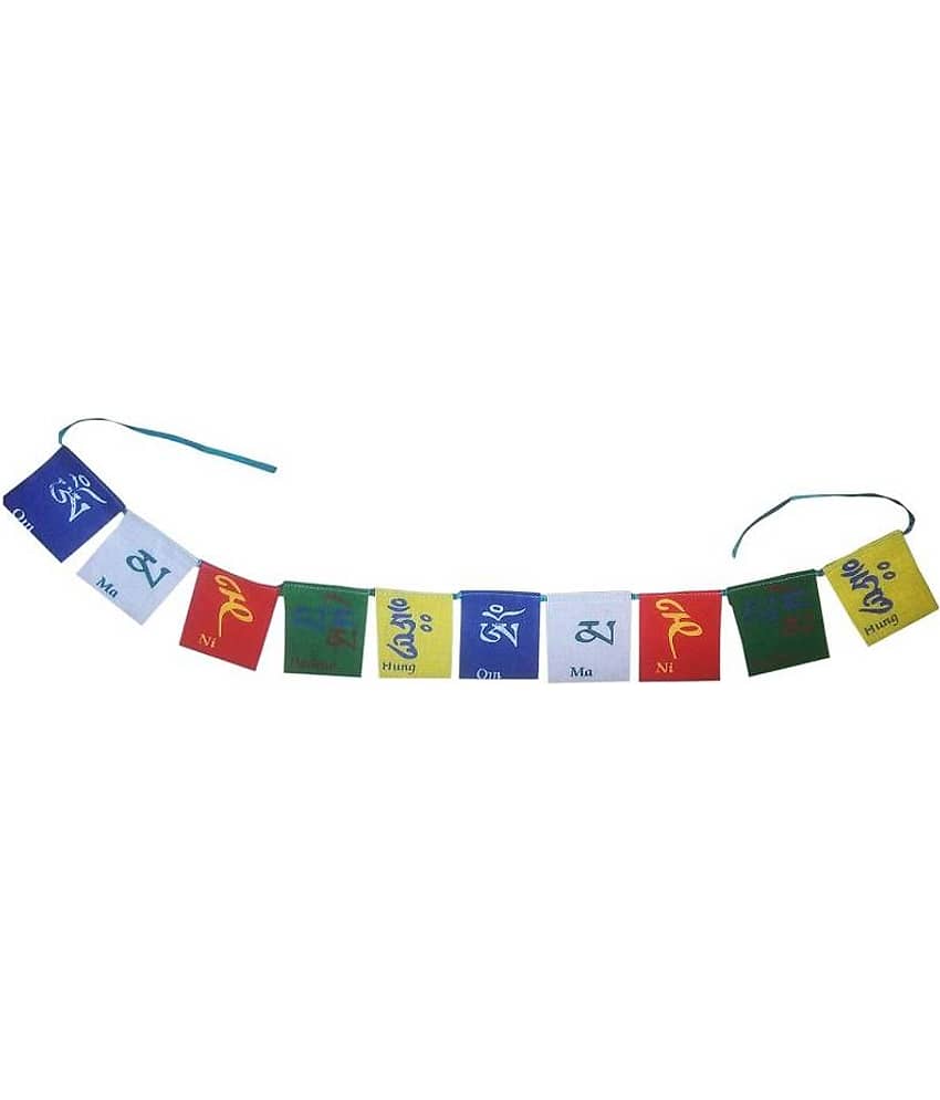 Hatti Tibetan Buddhist Flag Multicolor