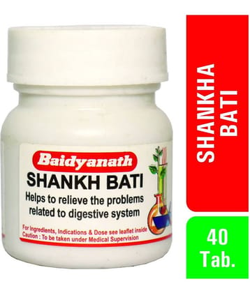 Baidyanath Shank Bati 40 Tablet (Pack of 3)