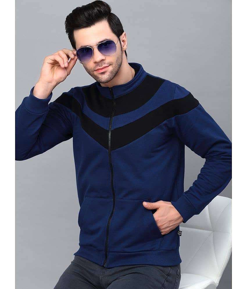 Rigo - Blue Fleece Regular Fit Men's Casual Jacket ( Pack of 1 )