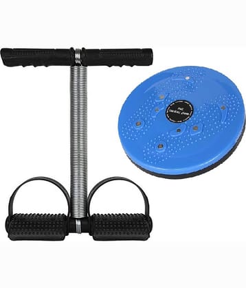 Shopeleven Single Spring Tummy Trimmer Men and Women for Abs Workout Stomach Exercise Machine for Women and Men Exercise in Gym with Tummy Twister Combo Pack