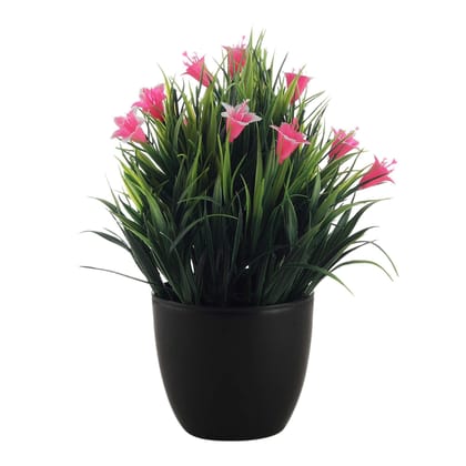 Foliyaj Artificial Pink Lily Plant|Artificial Flower|Home Decor