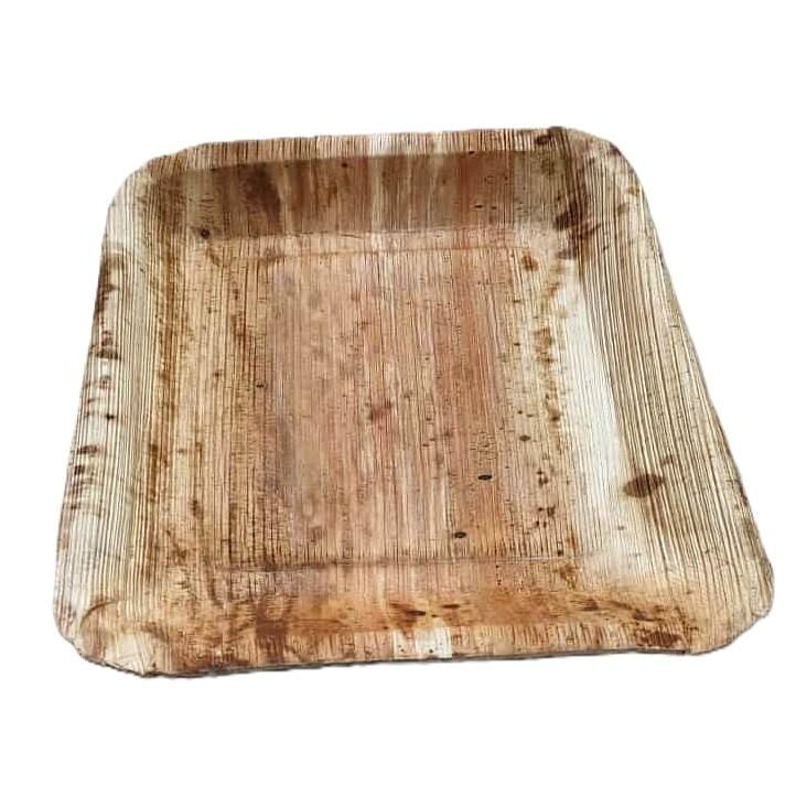 Arivu -  Areca Leaf Plates - 8 inch  (Square Plate)