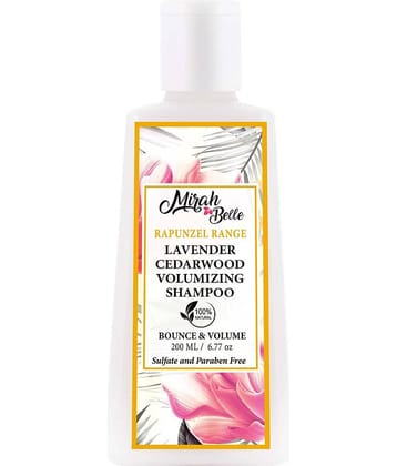 Mirah Belle Natural & Organic - Lavender Cedarwood Volumising  - Sulfate & Paraben Free Shampoo 200 mL