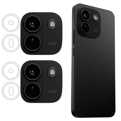 ISAAK Back Camera Lens Protector compatible for Poco X8 Power (Pack of 2) ISAAK Back Camera Lens Protector compatible for Poco X8 Power (Pack of 2)
