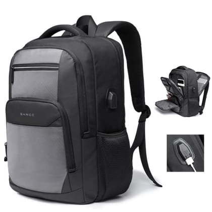 Red Lemon Swiss Cut Design 15.6" Laptop Backpack for Men and Women, Stylish 26L Capacity, USB Charging Port, Anti-Theft Pocket & Accessories Organizer (Gray) Red Lemon Swiss Cut Design 15.6" Laptop Backpack for Men and Women, Stylish 26L Capacity, USB Ch