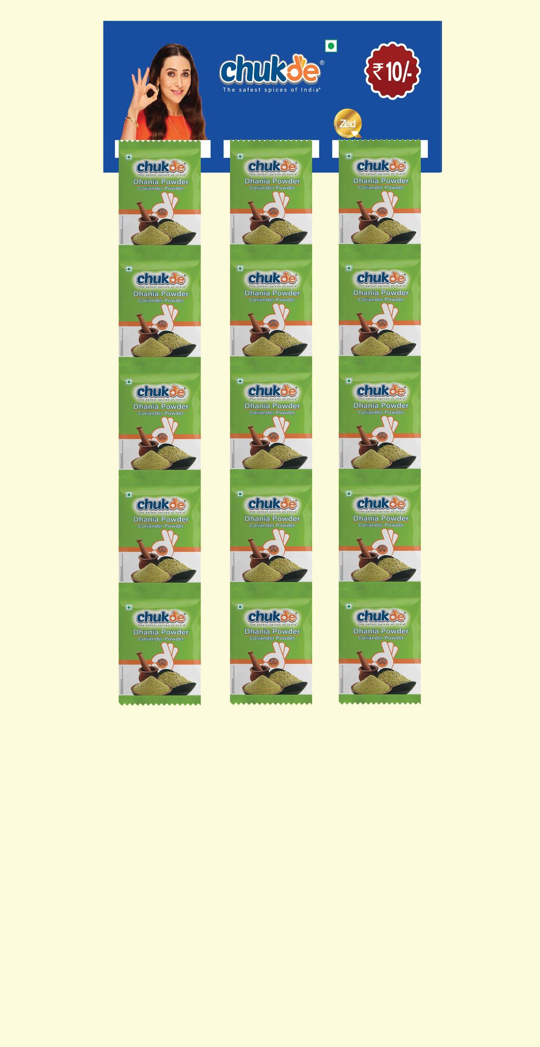 Chukde Dhania Powder Hanger Rs 10