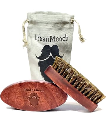 UrbanMooch Beard Brush 100% Boar Bristle Pocket brush