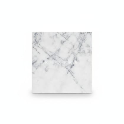White Marble Tile with Grey Veining