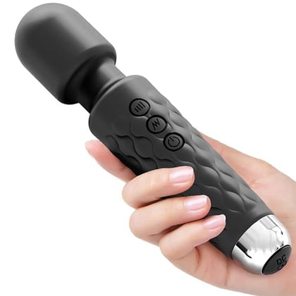 Personal Massager for Women | Full Body Electric Massager | 10 Vibration Speeds and Patterns | USB Rechargeable Handheld Massager | Waterproof, Medical Grade Silicone