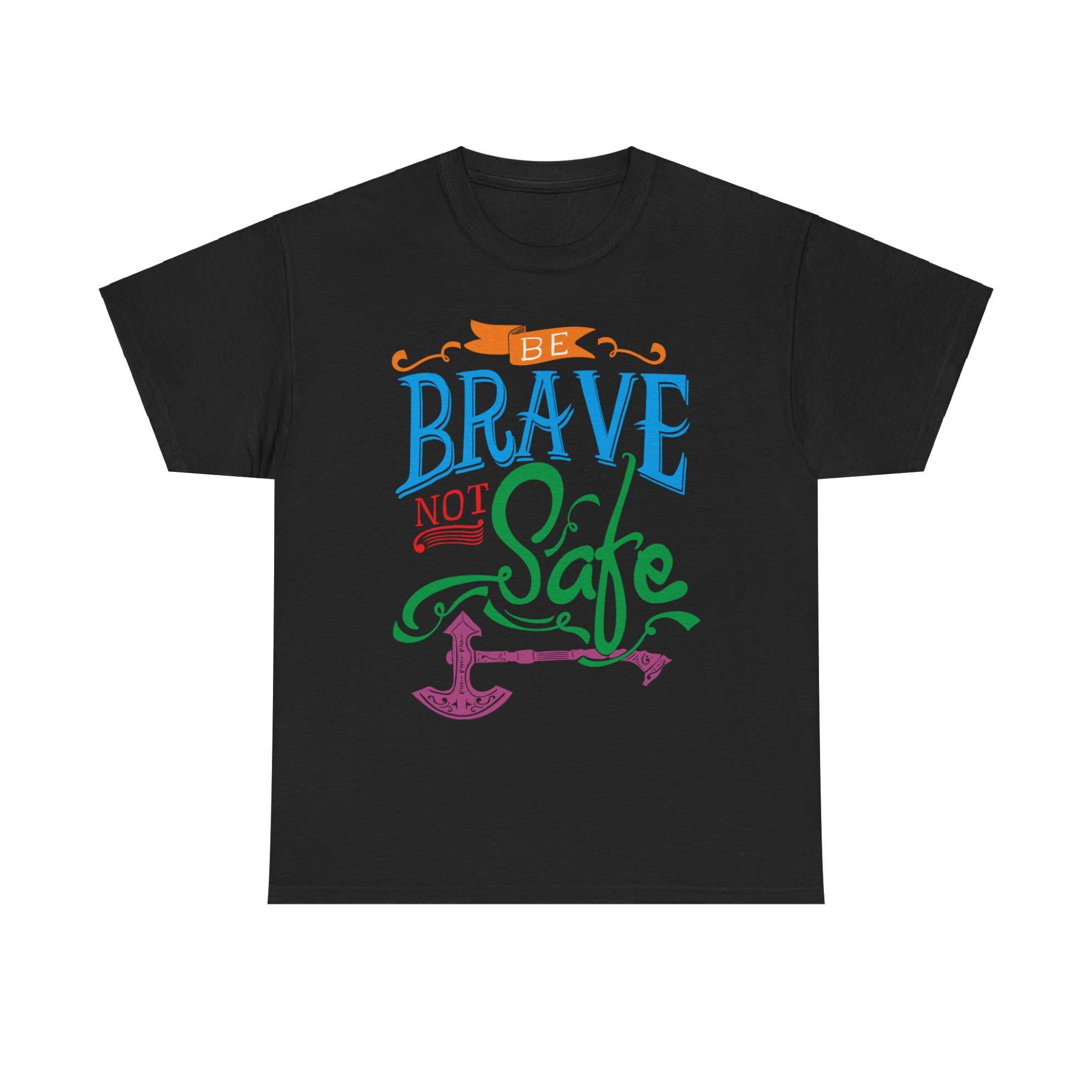Premium Cotton T-Shirts with Bold Graphic DTF Prints (Color-Black, Size-L)
