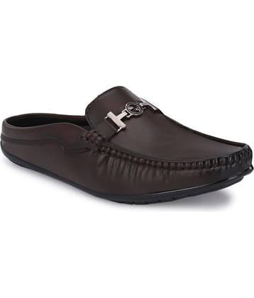 Leeport - Brown Men's Mules Shoes