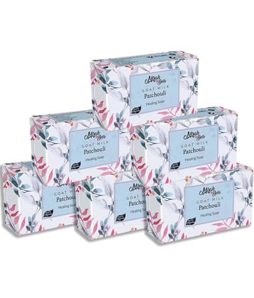 Mirah Belle Organic Goat Milk, Patchouli Healing Soap 125 g Pack of 6