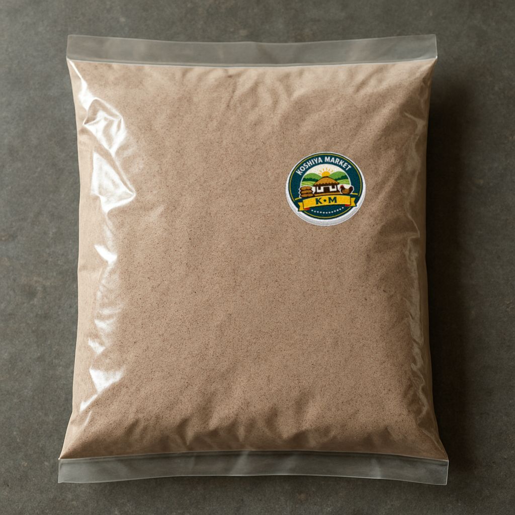 Koshiya Market's ragi flour (finger millet flour)