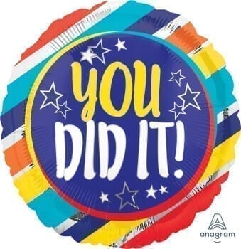 Wanna Party You Did It Stars Balloon 18" S40