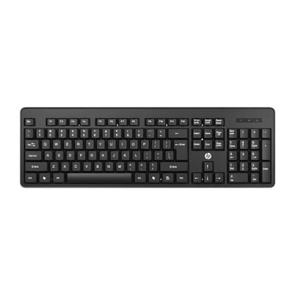 HP K160 Wired Keyboard/Quick Comfy accurate/12 Fn Shortcut Keys/Plug and Play USB