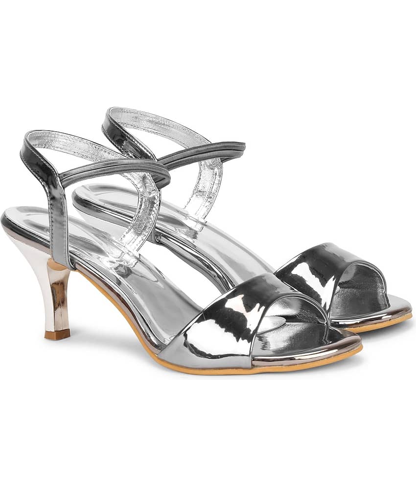 Ishransh - Gold Women's Sandal Heels