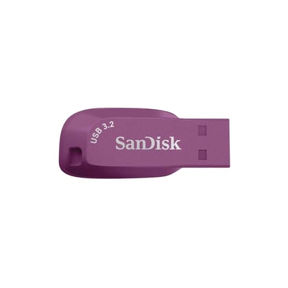 SANDISK Ultra Shift 128GB, USB 3.2 Gen 1, Flash Drive, 100MB/s R, Pendrive, Cattleya Orchid (SDCZ410-128G-I35CO)
