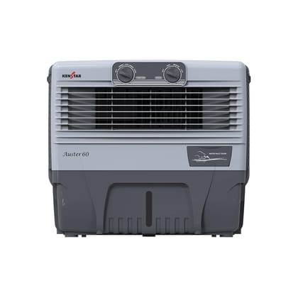Kenstar Auster 60 Window Air Cooler for Home - Inverter Compatible, Wood Wool Cooling Pads, Collapsible Louvers (60L, 210 Watts) - Gray Kenstar Auster 60 Window Air Cooler for Home - Inverter Compatible, Wood Wool Cooling Pads, Collapsible Louvers (60L, 210 Watts) - Gray