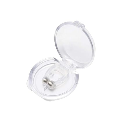 DHRUVINSRI Anti-Snore Device – Silicone Magnetic Nose Clip for Snoring Relief, Improved Sleep, and Comfortable Use for Men and Women (1 Pc)