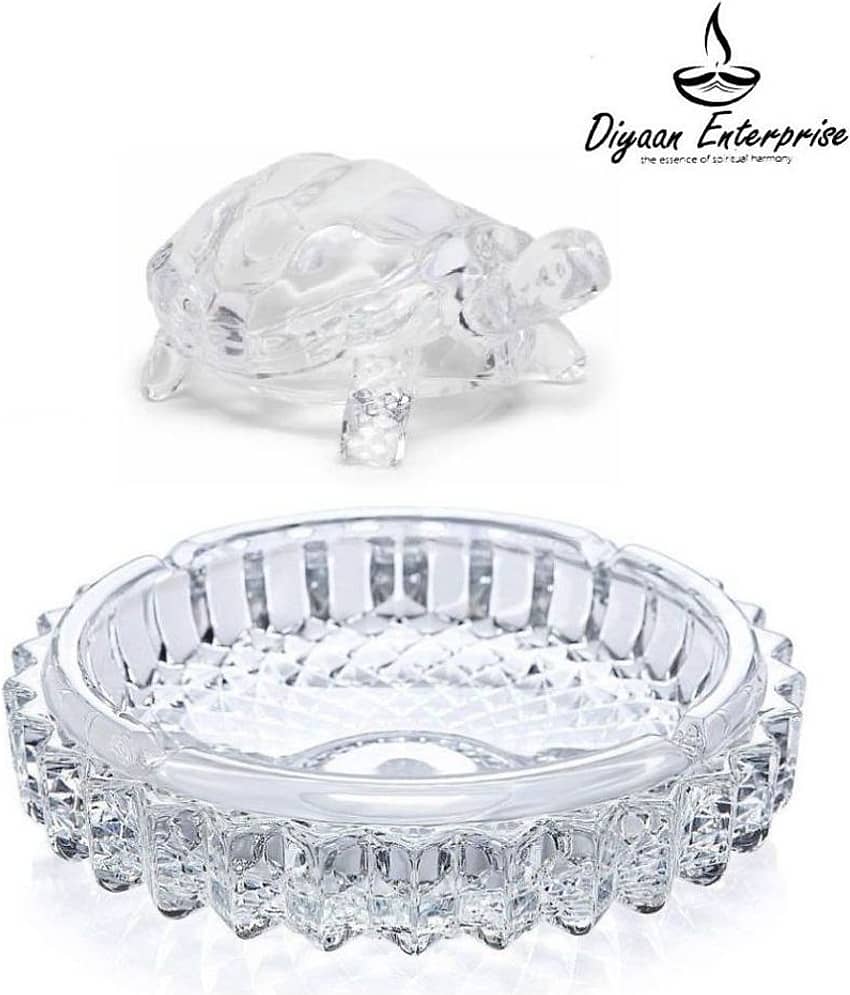 DIYAAN ENT - Crystal Religious Showpiece (Pack of 2)