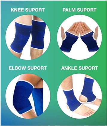 Jabatara Palm, Ankle, Elbow & Knee Support Free Size Palm, Ankle, Elbow & Knee