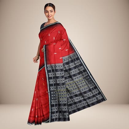 Tribal Motif Bomkai Silk Saree Tribal Motif Bomkai Silk Saree